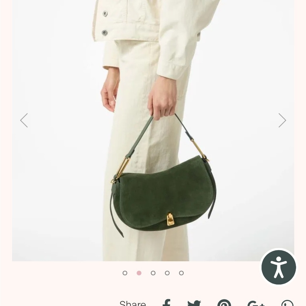 Coccinelle Suede + Leather 2 Way Bag - Picture 13 of 16